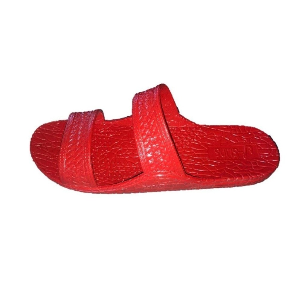 J-Slips Kids Hawaiian Sandals Red Size 1/2 Big Kids New With Tags